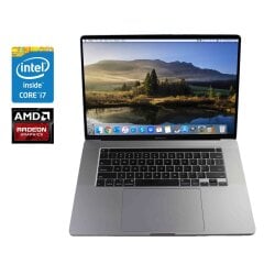 Игровой ультрабук Apple MacBook Pro A2141 / 16" (3072x1920) IPS / Intel Core i7-9750H (6 (12) ядер по 2.6 - 4.5 GHz) / 16 GB DDR4 / 512 GB SSD / AMD Radeon Pro 5300M, 4 GB GDDR6, 128-bit / WebCam / MacOS