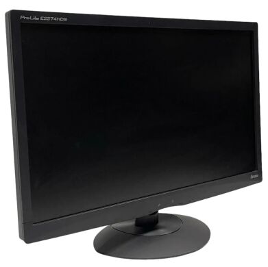 Монитор Iiyama ProLite E2274HDS-B2 / 24" (1920x1080) TN / VGA, DVI, HDMI / Встроенные колонки 2x 2W / VESA 100x100 + Кабель питания