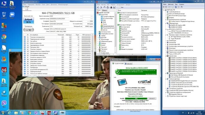 Ігровий ноутбук Dell Latitude E6530 / 15.6" (1920x1080) TN / Intel Core i7-3720QM (4 (8) ядер по 2.6 - 3.6 GHz) / 8 GB DDR3 / 500 GB HDD  / NVIDIA NVS 5200M, 1 MB DDR3, 64-bit / WebCam 
