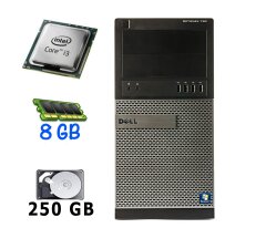 Смарт-часы в подарок! Dell Optiplex 790 MiniTower / Intel Core i3-2120 (2(4) ядра по 3.3GHz) / 8 GB DDR3 / 250 GB HDD