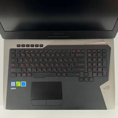 Игровой ноутбук Asus ROG G752VS / 17.3" (1920x1080) IPS / Intel Core i7-6820HK (4 (8) ядра по 2.7 - 3.6 GHz) / 16 GB DDR4 / 512 GB SSD / nVidia GeForce GTX 1070, 8 GB GDDR5, 256-bit / HDMI / WebCam Игровой ноутбук Asus ROG G752VS / 17.3" (1920x1080) IPS / Intel Core i7-6820HK (4 (8) ядра по 2.7 - 3.6 GHz) / 16 GB DDR4 / 512 GB SSD / nVidia GeForce GTX 1070, 8 GB GDDR5, 256-bit / HDMI / WebCam