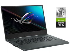 Ігровий ноутбук Б-клас Asus ROG Zephyrus GU502LW / 15.6" (1920x1080) IPS / Intel Core i7-10750H (6 (12) ядер по 2.6 - 5.0 GHz) / 16 GB DDR4 / 1000 GB SSD / nVidia GeForce RTX 2070 Max-Q, 8 GB GDDR6, 256-bit / WebCam
