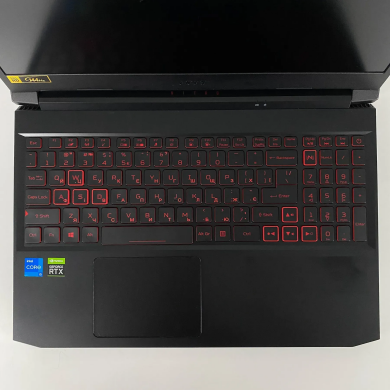 Игровой ноутбук Б-класс Acer Nitro 5 AN515-57 / 15.6" (1920x1080) IPS / Intel Core i5-11400H (6 (12) ядер по 2.7 - 4.5 GHz) / 32 GB DDR4 / 512 GB SSD / nVidia GeForce RTX 3050 Ti, 4 GB GDDR6, 128-bit / HDMI / WebCam Игровой ноутбук Б-класс Acer Nitro 5 AN515-57 / 15.6" (1920x1080) IPS / Intel Core i5-11400H (6 (12) ядер по 2.7 - 4.5 GHz) / 32 GB DDR4 / 512 GB SSD / nVidia GeForce RTX 3050 Ti, 4 GB GDDR6, 128-bit / HDMI / WebCam
