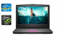 Ігровий ноутбук Б-клас Dell Alienware 15 R3 / 15.6" (1920x1080) IPS / Intel Core i7-7820HK (4 (8) ядра по 2.9 - 3.9 GHz) / 16 GB DDR4 / 512 GB SSD / nVidia GeForce GTX 1070, 8 GB GDDR5, 256-bit / WebCam / HDMI