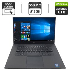 Ігровий ноутбук Dell XPS 15 9560 / 15.6" (1920x1080) IPS Touch / Intel Core i5-7300HQ (4 ядра по 2.5 - 3.5 GHz) / 16 GB DDR4 / 512 GB SSD M.2 / nVidia GeForce GTX 1050, 4 GB GDDR5, 128-bit / WebCam