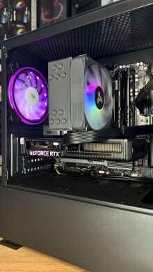 Ігровий ПК 2E Gaming Calleo GB700 Tower / AMD Ryzen 5 7500F (6 (12) ядер по 3.7 - 5.0 GHz) / 32 GB DDR5 / 1000 GB SSD M.2 / nVidia GeForce RTX 3060, 12 GB GDDR6, 192-bit / 650W / HDMI