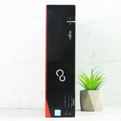 Компьютер Fujitsu Esprimo D757 SFF / Intel Core i5-6600 (4 ядра по 3.3 - 3.9 GHz) / 8 GB DDR4 / 240 GB SSD / Intel HD Graphics 530 