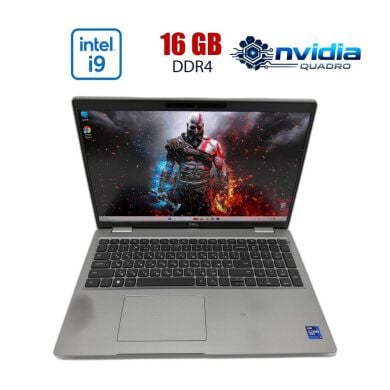 Мобільна робоча станція Б-клас Dell Precision 3561 / 15.6" (3840x2160) IPS / Intel Core i9-11950H (8 (16) ядер по 2.1 - 5.0 GHz) / 16 GB DDR4 / 512 GB SSD / nVidia Quadro T600, 4 GB GDDR6, 128-bit / WebCam Мобільна робоча станція Б-клас Dell Precision 3561 / 15.6" (3840x2160) IPS / Intel Core i9-11950H (8 (16) ядер по 2.1 - 5.0 GHz) / 16 GB DDR4 / 512 GB SSD / nVidia Quadro T600, 4 GB GDDR6, 128-bit / WebCam