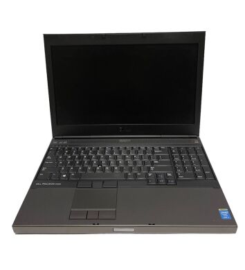 Мобільна робоча станція Б-клас Dell Precision M4800 / 15.6" (1366x768) TN / Intel Core i7-4800MQ (4 (8) ядра по 2.7 - 3.7 GHz) / 16 GB DDR3 / 250 GB SSD / AMD FirePro M5100, 2 GB GDDR5, 128-bit / WebCam / VGA