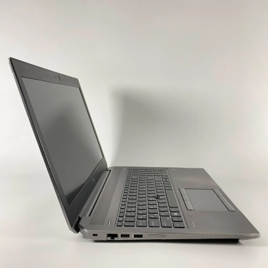 Мобільна робоча станція Б-клас HP ZBook 15 G5 / 15.6" (1920x1080) IPS / Intel Core i7-8850H (6 (12) ядра по 2.6 - 4.3 GHz) / 16 GB DDR4 / 500 GB SSD / nVidia Quadro P1000, 4 GB GDDR5, 256-bit / WebCam / Fingerprint