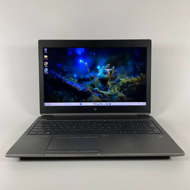 Мобільна робоча станція Б-клас HP ZBook 15 G5 / 15.6" (1920x1080) IPS / Intel Core i7-8850H (6 (12) ядра по 2.6 - 4.3 GHz) / 16 GB DDR4 / 500 GB SSD / nVidia Quadro P1000, 4 GB GDDR5, 256-bit / WebCam / Fingerprint