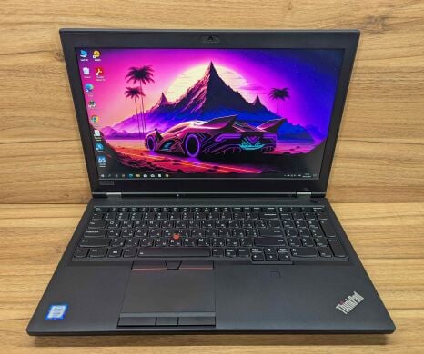 Мобільна робоча станція Б-клас Lenovo ThinkPad P52 / 15.6" (1920x1080) IPS / Intel Xeon E-2176M (6 (12) ядер по 2.7 - 4.4 GHz) / 32 GB DDR4 / 512 GB SSD / nVidia Quadro P2000, 4 GB GDDR5, 128-bit / TouchID / WebCam / Windows 10