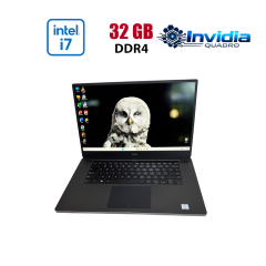 Мобильная рабочая станция Dell Precision 5540 / 15.6" (1920x1080) IPS / Intel Core i7-9850H (6 (12) ядер по 2.6 - 4.6 GHz) / 32 GB DDR4 / 512 GB SSD / nVidia Quadro T1000, 4 GB GDDR5, 128-bit / WebCam