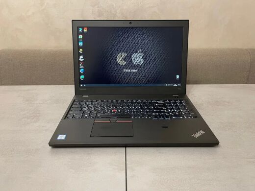 Мобільна робоча станція Lenovo ThinkPad P50s / 15.6" (1920x1080) IPS / Intel Core i7-6500U (2 (4) ядра по 2.5 - 3.1 GHz) / 16 GB DDR3 / 240 GB SSD / nVidia Quadro M500M, 2 GB DDR3, 64-bit / WebCam / HDMI / Дві батареї