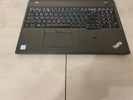 Мобільна робоча станція Lenovo ThinkPad P50s / 15.6" (1920x1080) IPS / Intel Core i7-6500U (2 (4) ядра по 2.5 - 3.1 GHz) / 16 GB DDR3 / 240 GB SSD / nVidia Quadro M500M, 2 GB DDR3, 64-bit / WebCam / HDMI / Дві батареї