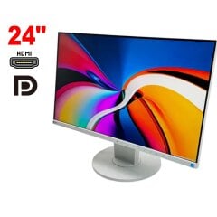 Монитор Eizo FlexScan EV2450 / 24" (1920x1080) IPS / 1x HDMI, 1x DP, 1x DVI, 1x VGA, 1x USB 3.0, 2x USB 2.0, 2x Audio / 2х 1W / VESA 100x100 / Pivot