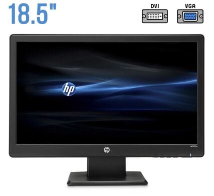 Монитор HP W1972a / 18.5" (1366x768) TN / DVI, VGA, Audio / Встроенные колонки (2x 1W) Монитор HP W1972a / 18.5" (1366x768) TN / DVI, VGA, Audio / Встроенные колонки (2x 1W)