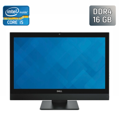 Моноблок Dell AIO OptiPlex 7440 / 24" (1920x1080) IPS / Intel Core i5-6500 (4 ядра по 3.2 - 3.6 GHz) / 16 GB DDR4 / 256 GB SSD + 500 GB HDD / Intel HD Graphics 530 / WebCam / Windows 10