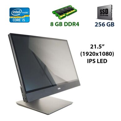 Моноблок Dell OptiPlex 5260 AIO / 21.5" (1920x1080) IPS LED / Intel Core i5-8500 (6 ядер по 3.0 - 4.1 GHz) / 8 GB DDR4 / 256 GB SSD / WebCam / Intel UHD 630