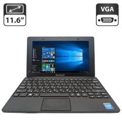 Нетбук Lenovo E10-30 / 11.6" (1366x768) TN / Intel Celeron N2830 (2 ядра по 2.16 - 2.41 GHz) / 2 GB DDR3 / 320 GB HDD / Intel HD Graphics / WebCam