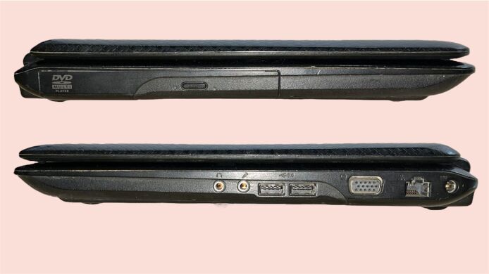 Ноутбук Asus K50C / 15.6" (1366x768) TN / Intel Celeron 220 (1 ядра по 1.2 GHz) / 4 GB DDR2 / 120 GB SSD / SIS Mirage 3 Graphics / WebCam / Без АКБ