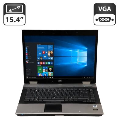 Ноутбук Б-класс HP EliteBook 8530p / 15.4" (1280x800) TN / Intel Core 2 Duo P8600 (2 ядра по 2.40 GHz) / 4 GB DDR2 / 320 GB HDD / AMD Radeon HD 3650, 256 MB GDDR3, 128-bit / WebCam / DVD-ROM