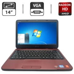 Ноутбук Dell Inspiron N4050 / 14" (1366x768) TN / Intel Core i5-2450M (2 (4) ядра по 2.5 - 3.1 GHz) / 6 GB DDR3 / 500 GB HDD / AMD Radeon HD 6470M, 1 GB GDDR3, 64-bit / WebCam / DVD-ROM