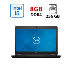 Ноутбук Dell Latitude 5491 / 14" (1920x1080) IPS / Intel Core i5-8400H (4 (8) ядра по 2.5 - 4.2 GHz) / 8 GB DDR4 / 256 GB SSD / Intel UHD Graphics 630 / WebCam