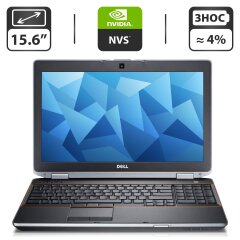 Ноутбук Dell Latitude E6520 / 15.6" (1600x900) TN / Intel Core i5-2540M (2 (4) ядра по 2.6 - 3.3 GHz) / 4 GB DDR3 / 500 GB HDD NEW / nVidia NVS 4200M, 1 GB GDDR3, 64-bit / WebCam + Windows 10 Home