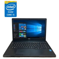 Ноутбук Fujitsu LifeBook A555 / 15.6" (1366x768) TN / Intel Core i5-5200U (2 (4) ядра по 2.2 - 2.7 GHz) / 8 GB DDR3 / 240 GB SSD / Intel HD Graphics 5500 / WebCam