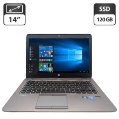 Ноутбук HP EliteBook 840 G2 / 14" (1366x768) TN / Intel Core i5-5300U (2 (4) ядра по 2.3 - 2.9 GHz) / 8 GB DDR3 / 120 GB SSD / Intel HD Graphics 5500 / WebCam