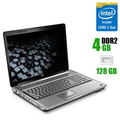Ноутбук HP Pavilion dv5 / 15.4" (1280x800) TN / Intel Core 2 Duo P8600 (2 ядра по 2.4 GHz) / 4 GB DDR2 / 128 GB SSD / nVidia GeForce 9600M GT, 512 MB DDR2, 128-bit / DVD-ROM / WebCam