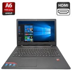 Ноутбук Lenovo IdeaPad 110-15ACL / 15.6" (1366x768) TN / AMD A6-7310 (4 ядра по 2.0 - 2.4 GHz) / 4 GB DDR3 / 500 GB HDD / AMD Radeon R4 Graphics / WebCam