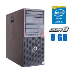ПК Fujitsu Esprimo P420 Tower / Intel Core i7-4770 (4 (8) ядра по 3.4 - 3.8 GHz) / 12 GB DDR3 / 120 GB SSD + 500 GB HDD / Intel HD Graphics 4600