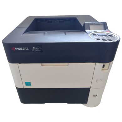 Принтер Kyocera Ecosys FS-4300DN / Лазерная монохромная печать / 1200x1200 dpi / A4 / 60 стр/мин / USB, Ethernet / Дуплекс / Кабели в комплекте