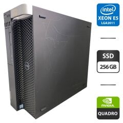 Рабочая станция Dell Precision T5810 Tower / Intel Xeon E5-2683 v3 (14 (28) ядер по 2.0 - 3.0 GHz) / 32 GB DDR4 / 256 GB SSD / nVidia Quadro M2000, 4 GB GDDR5, 128-bit / DVD-ROM