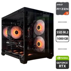 Сборка под заказ: новый игровой ПК AeroCool Dryft Mini Tower / AMD Ryzen 5 7500F (6 (12) ядер по 3.7 - 5.0 GHz) / 32 GB DDR5 / 1000 GB SSD M.2 / nVidia GeForce RTX 5060 Ti, 16 GB GDDR7, 128-bit / 650W