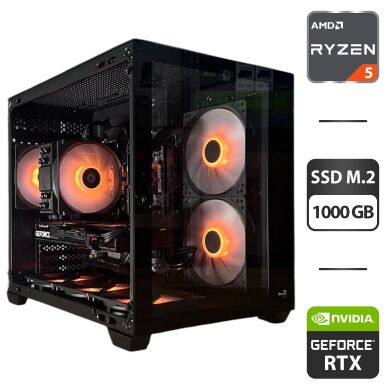 Сборка под заказ: новый игровой ПК AeroCool Dryft Mini Tower / AMD Ryzen 5 7500F (6 (12) ядер по 3.7 - 5.0 GHz) / 32 GB DDR5 / 1000 GB SSD M.2 / nVidia GeForce RTX 5060 Ti, 16 GB GDDR7, 128-bit / 650W Сборка под заказ: новый игровой ПК AeroCool Dryft Mini Tower / AMD Ryzen 5 7500F (6 (12) ядер по 3.7 - 5.0 GHz) / 32 GB DDR5 / 1000 GB SSD M.2 / nVidia GeForce RTX 5060 Ti, 16 GB GDDR7, 128-bit / 650W