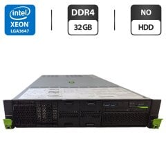 Сервер Fujitsu Primergy RX2540 M4 2U Rack / 2x Intel Xeon Gold 6128 (6 (12) ядер по 3.4 - 3.7 GHz) / 32 GB DDR4 / NO HDD (SAS) / iRMC S5 Graphics / 2x 450W