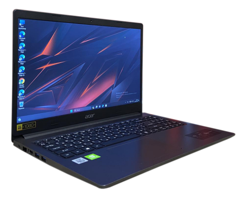 Ультрабук Acer Aspire 3 A315 / 15.6" (1920x1080) TN / Intel Core i3-1005G1 (2 (4) ядра по 2.1 - 3.4 GHz) / 8 GB DDR4 / 240 GB SSD / nVidia GeForce MX330, 2 GB GDDR5, 64-bit / WebCam / HDMI