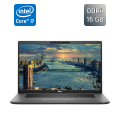 Ультрабук Б-класс Dell Latitude 7530 / 15.6" (1920x1080) IPS / Intel Core i7-1255U (10 (12) ядер по 3.5 - 4.7 GHz) / 16 GB DDR4 / 512 GB SSD / Intel Iris Xe Graphics / WebCam / TouchID / Windows 11