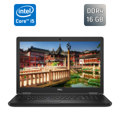 Ультрабук Dell Latitude 5590 / 15.6" (1920x1080) IPS / Intel Core i5-8350U (4 (8) ядра по 1.7 - 3.6 GHz) / 16 GB DDR4 / 256 GB SSD / Intel UHD Graphics 620 / WebCam / SIM / HDMI
