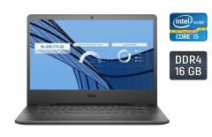 Ультрабук Dell Vostro 3400 / 14" (1920x1080) IPS / Intel Core i5-1135G7 (4 (8) ядра по 2.4 - 4.2 GHz) / 16 GB DDR4 / 256 GB SSD / Intel Iris Xe Graphics / WebCam / TouchID
