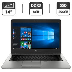 Ультрабук HP EliteBook 840 G1 / 14" (1600x900) TN / Intel Core i5-4210U (2 (4) ядра по 1.7 - 2.7 GHz) / 8 GB DDR3 / 256 GB SSD / Intel HD Graphics 4400 / WebCam / DisplayPort