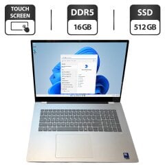 Ультрабук HP OmniBook 7 17t-dc000 / 17.3" (1920x1080) IPS Touch / Intel Core Ultra 5 226V (8 ядер по 2.1 - 4.5 GHz) / 16 GB DDR5 / 512 GB SSD / Intel Arc 130V Graphics / WebCam / Коробка