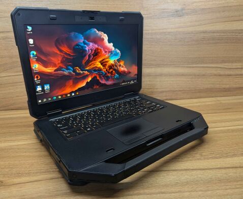 Защищенный ноутбук Б-класс Dell Rugged Latitude 5414 / 14" (1920x1080) IPS / Intel Core i5-6300U (2 (4) ядра по 2.4 - 3.0 GHz) / 16 GB DDR4 / 512 GB SSD / Intel HD Graphics 520 / 4G / HDMI / Windows 10