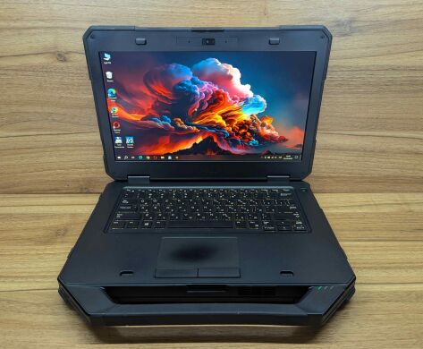 Защищенный ноутбук Б-класс Dell Rugged Latitude 5414 / 14" (1920x1080) IPS / Intel Core i5-6300U (2 (4) ядра по 2.4 - 3.0 GHz) / 16 GB DDR4 / 512 GB SSD / Intel HD Graphics 520 / 4G / HDMI / Windows 10
