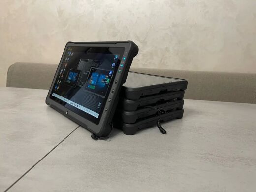 Защищенный планшет Getac F110 G3 / 11.6" (1366x768) IPS / Intel Core i5-6200U (2 (4) ядра по 2.3 - 2.8 GHz) / 8 GB DDR4 / 512 GB SSD / Intel HD Graphics 520 / HDMI / 4G LTE / Две батареи