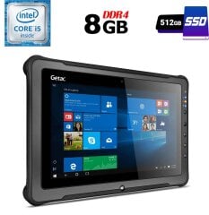 Захищений планшет Getac F110 G3 / 11.6" (1366x768) IPS / Intel Core i5-6200U (2 (4) ядра по 2.3 - 2.8 GHz) / 8 GB DDR4 / 512 GB SSD / Intel HD Graphics 520 / HDMI / 4G LTE / Дві батареї