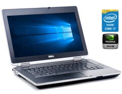 Ноутбук Dell Latitude E6430 / 14" (1366x768) TN / Intel Core i7-3720QM (4 (8) ядра 2.6 - 3.6 GHz) / 8 GB DDR3 / 256 GB SSD / nVidia NVS 5200M, 1 GB GDDR5, 64-bit / WebCam / Win 10 Home
